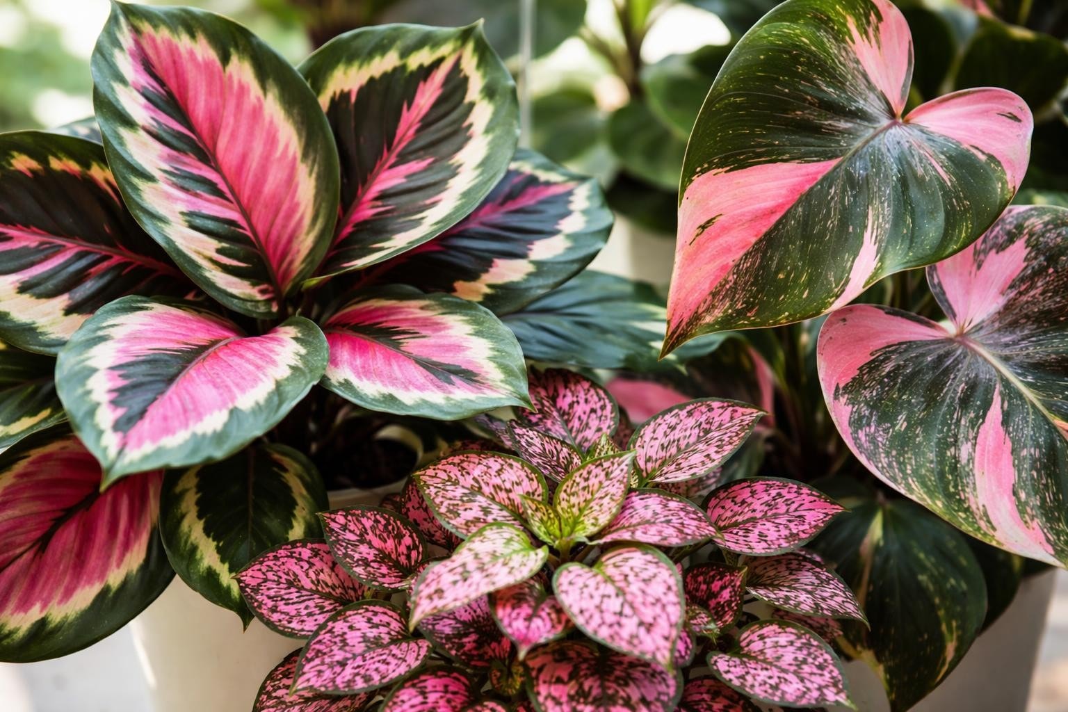 Pink and Green Houseplant: Top Varieties & Care Guide