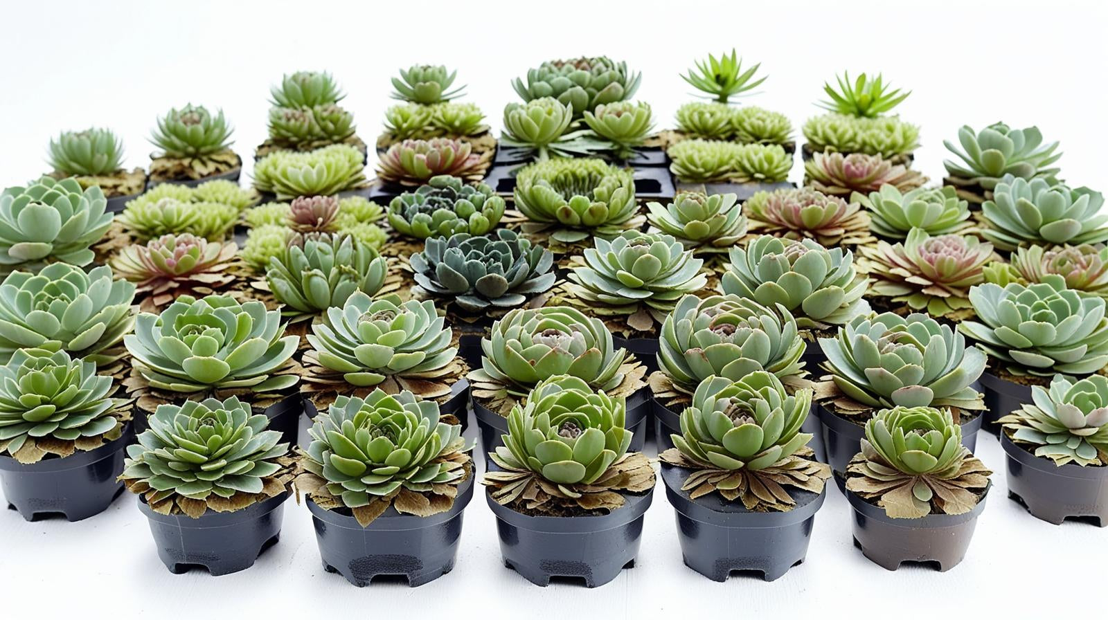 size reference for Succulents Sempervivum Assortment Rooted Starter Plant live succulent from Divine Roots