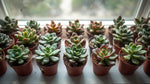 close-up detail of Windowsill Succulent Plant Pack live succulent from Divine Roots