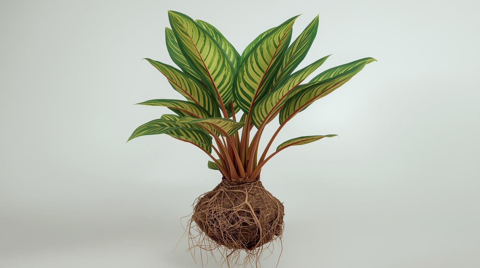 potted Calathea Freddie Rooted Starter Plant live prayer plant from Divine Roots