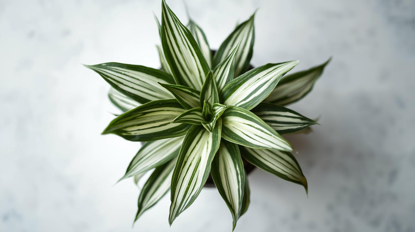 mature specimen of Chlorophytum Spider Reverse live spider plant from Divine Roots