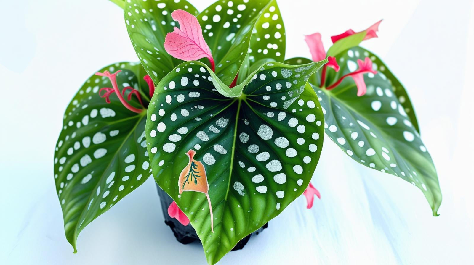 size reference for Angel Wing Begonia My Special Angel live Begonia from Divine Roots