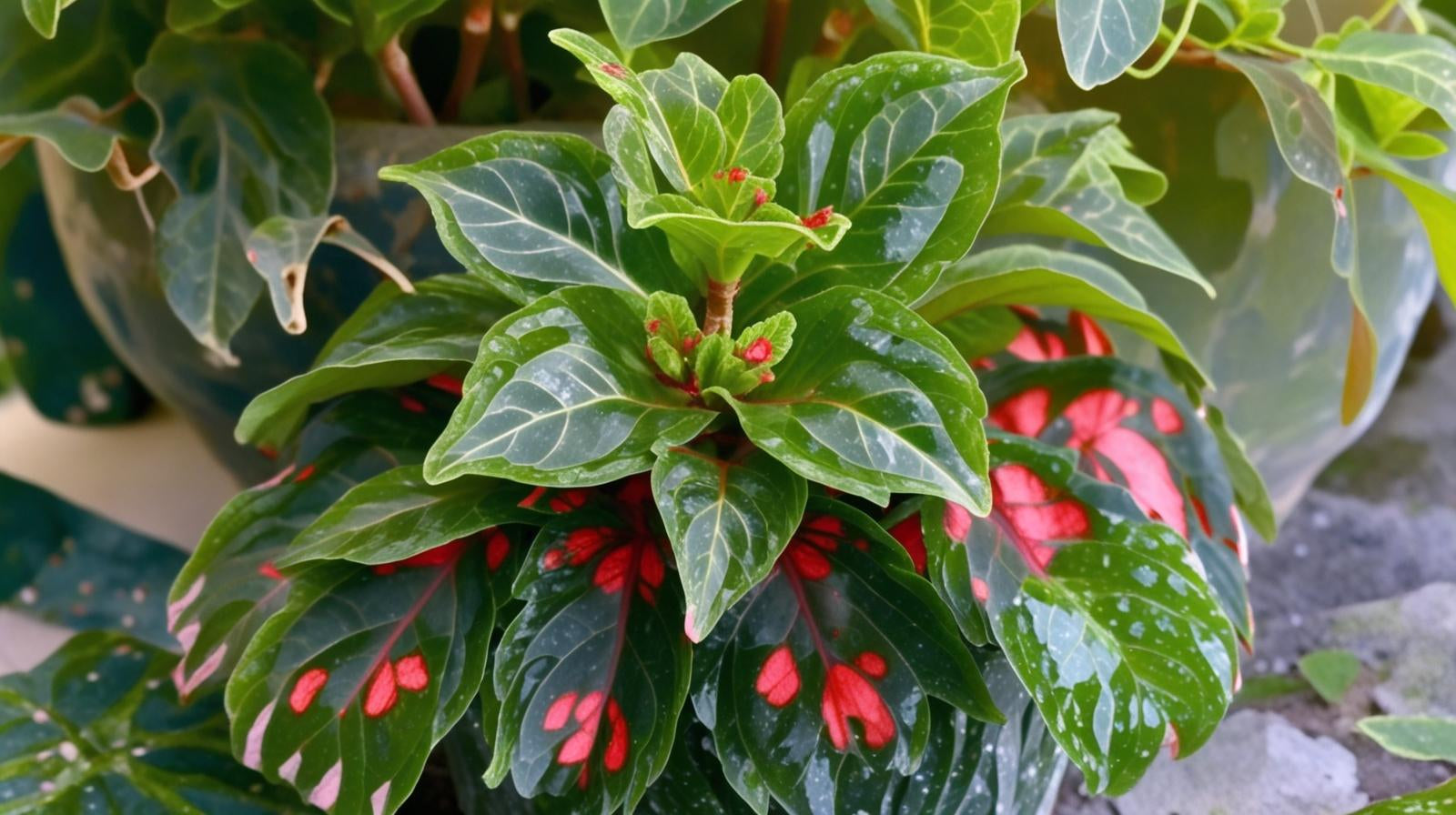 potted Angel Wing Begonia Lois Burke Rooted Starter Plant live Begonia from Divine Roots