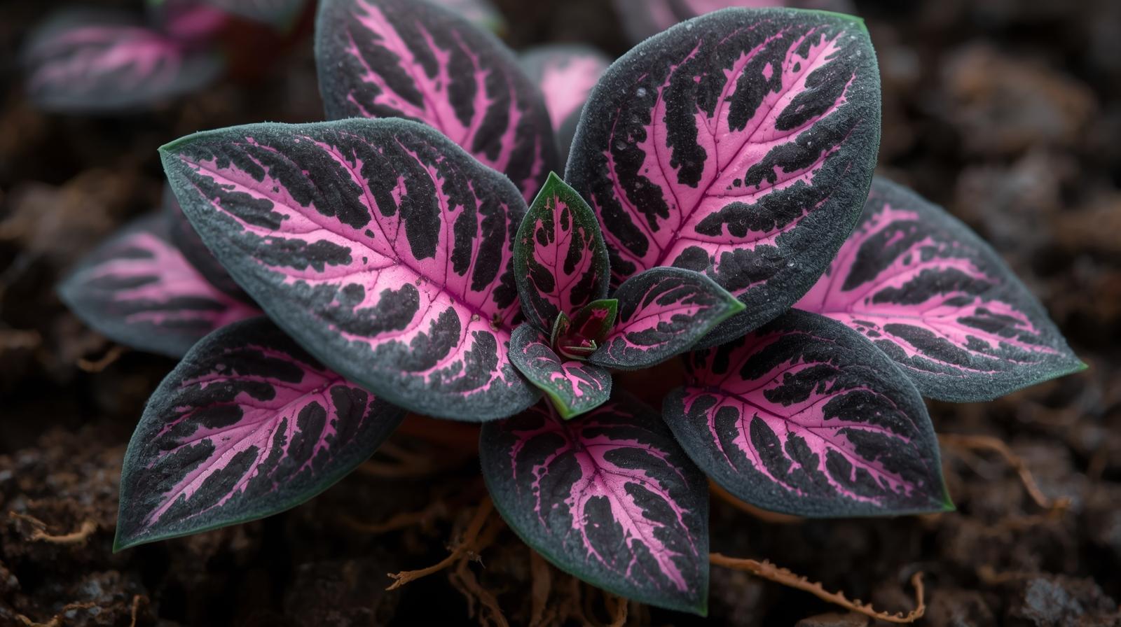 size reference for Episcia Pink Panther Rooted Starter Plant live succulent from Divine Roots