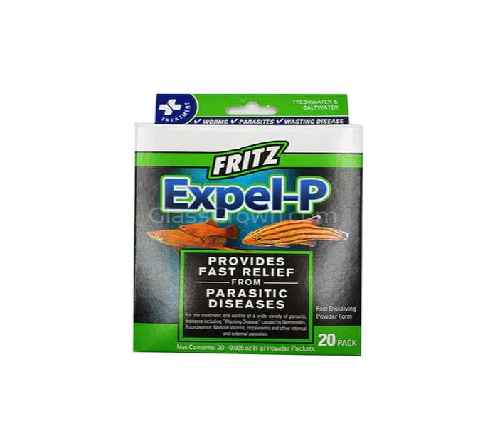 Fritz Expel-P (10 Count) – Internal Parasite Treatment for Freshwater & Saltwater Fish live houseplant from Divine Roots