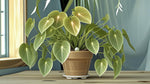 full view of Philodendron Micans (Rooted Starter Plant) live Philodendron from Divine Roots