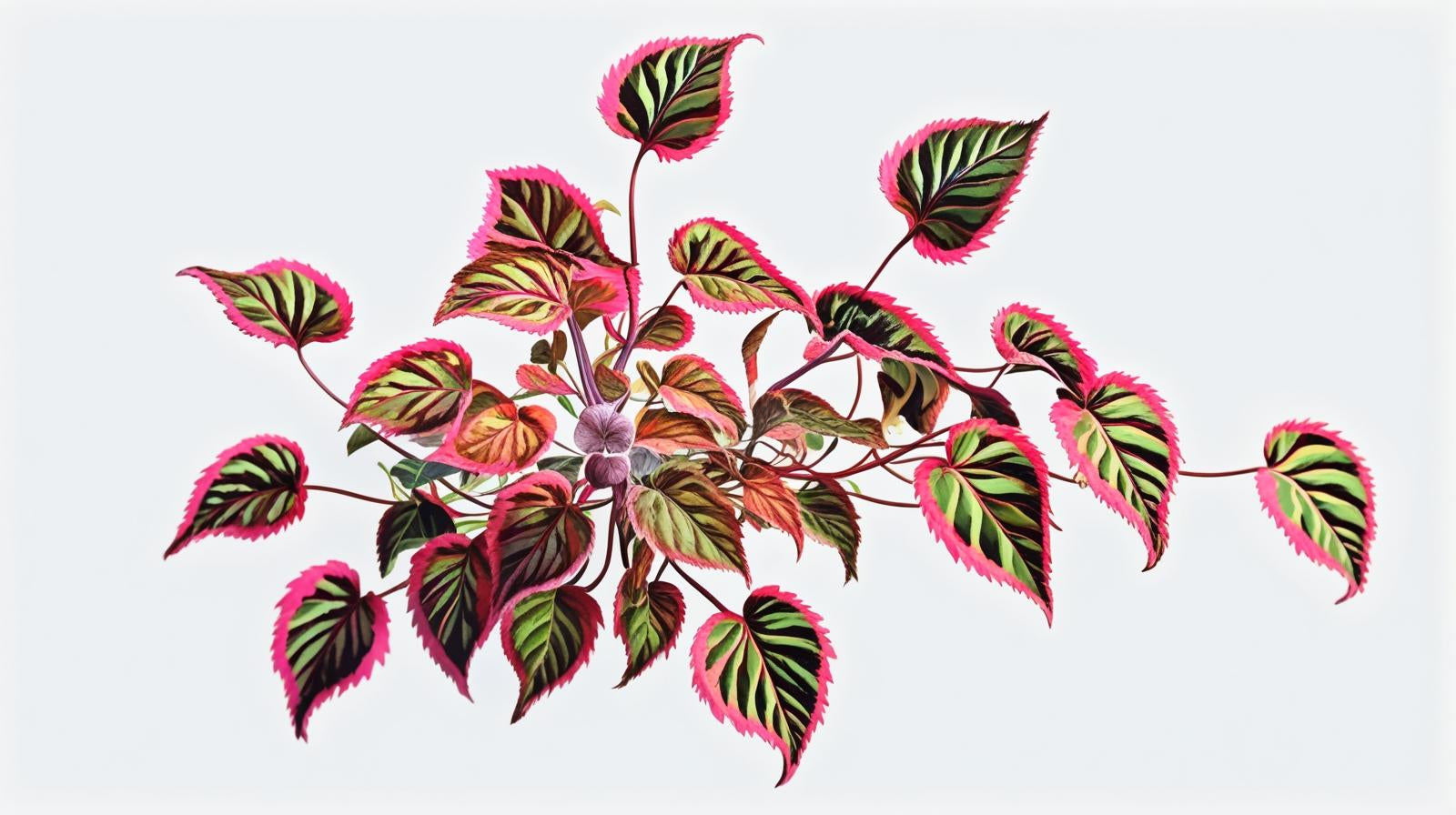 detail shot of Coleus Meandering Linda live houseplant from Divine Roots