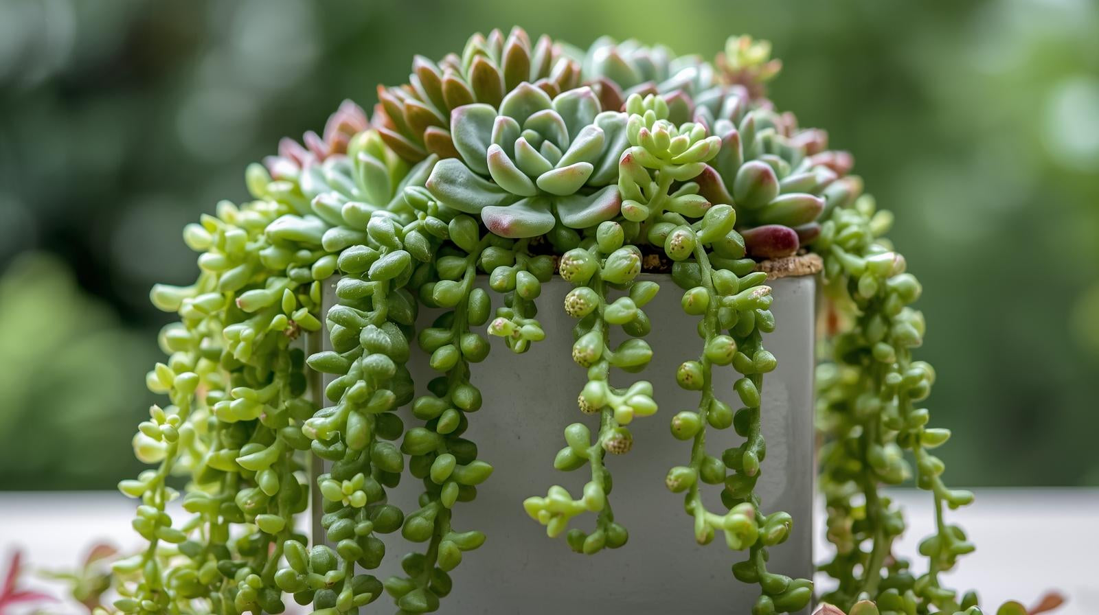 full view of Succulents Trailing Assortment Rooted Starter Plant live succulent from Divine Roots