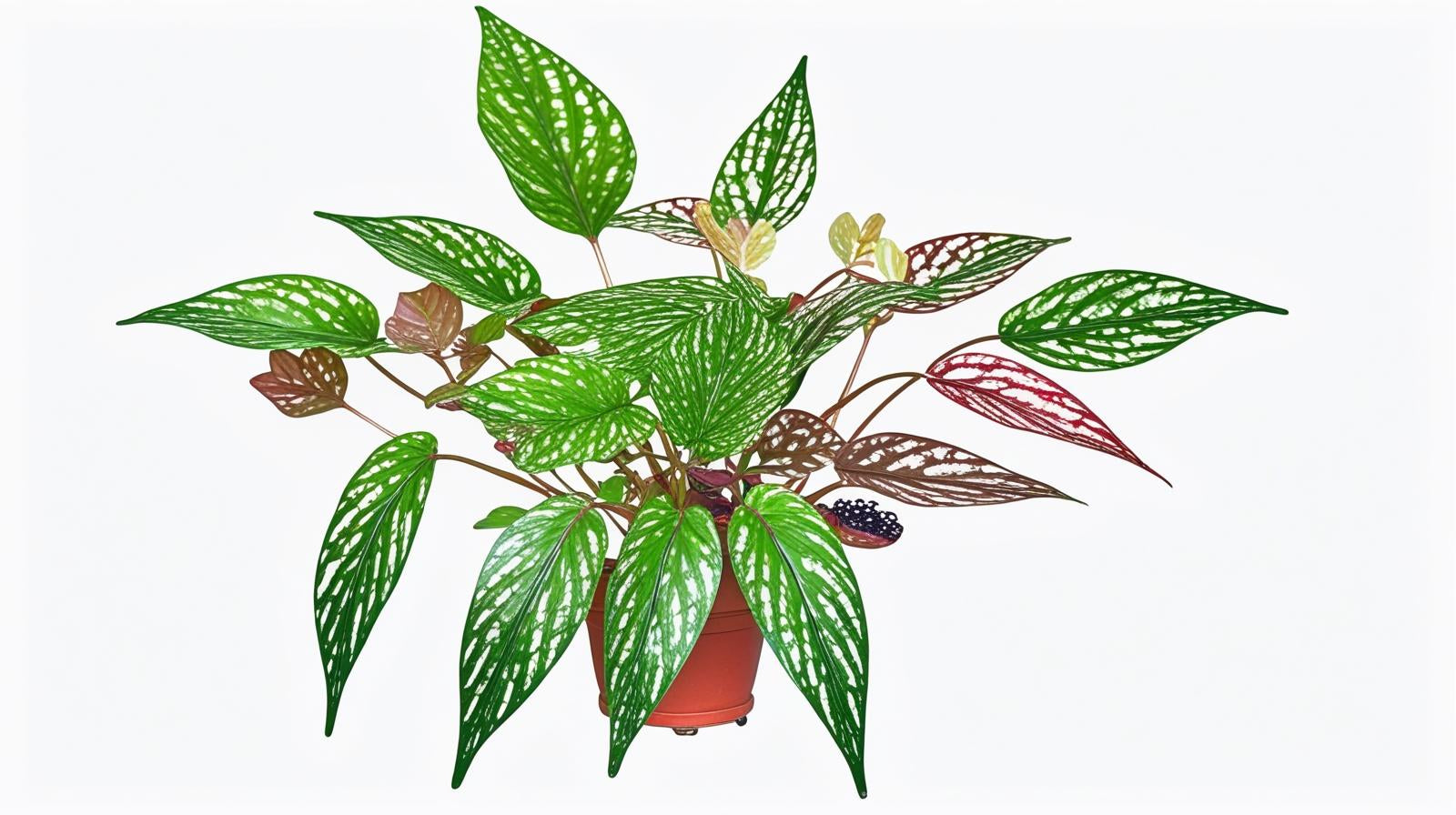 full view of Angel Wing Begonia Medora live Begonia from Divine Roots