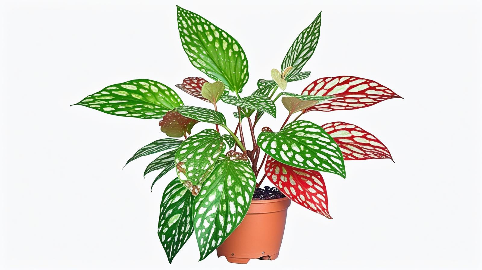 detail shot of Angel Wing Begonia Medora live Begonia from Divine Roots