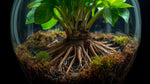 leaf detail of Combo Terrarium Rooted Starter Plant live plant bundle from Divine Roots