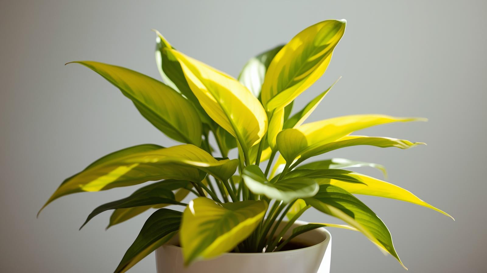 full view of Philodendron Malay Gold (Lemon Lime) live Philodendron from Divine Roots