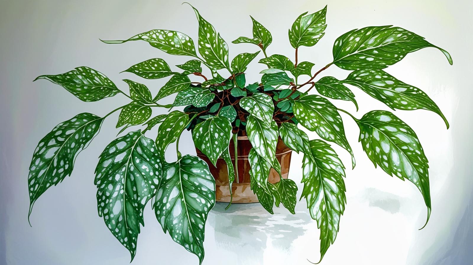 detail shot of Angel Wing Begonia Lois Burke live Begonia from Divine Roots