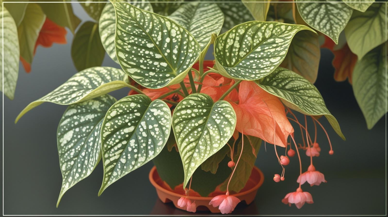 growth pattern of Angel Wing Begonia Snow Capped live Begonia from Divine Roots