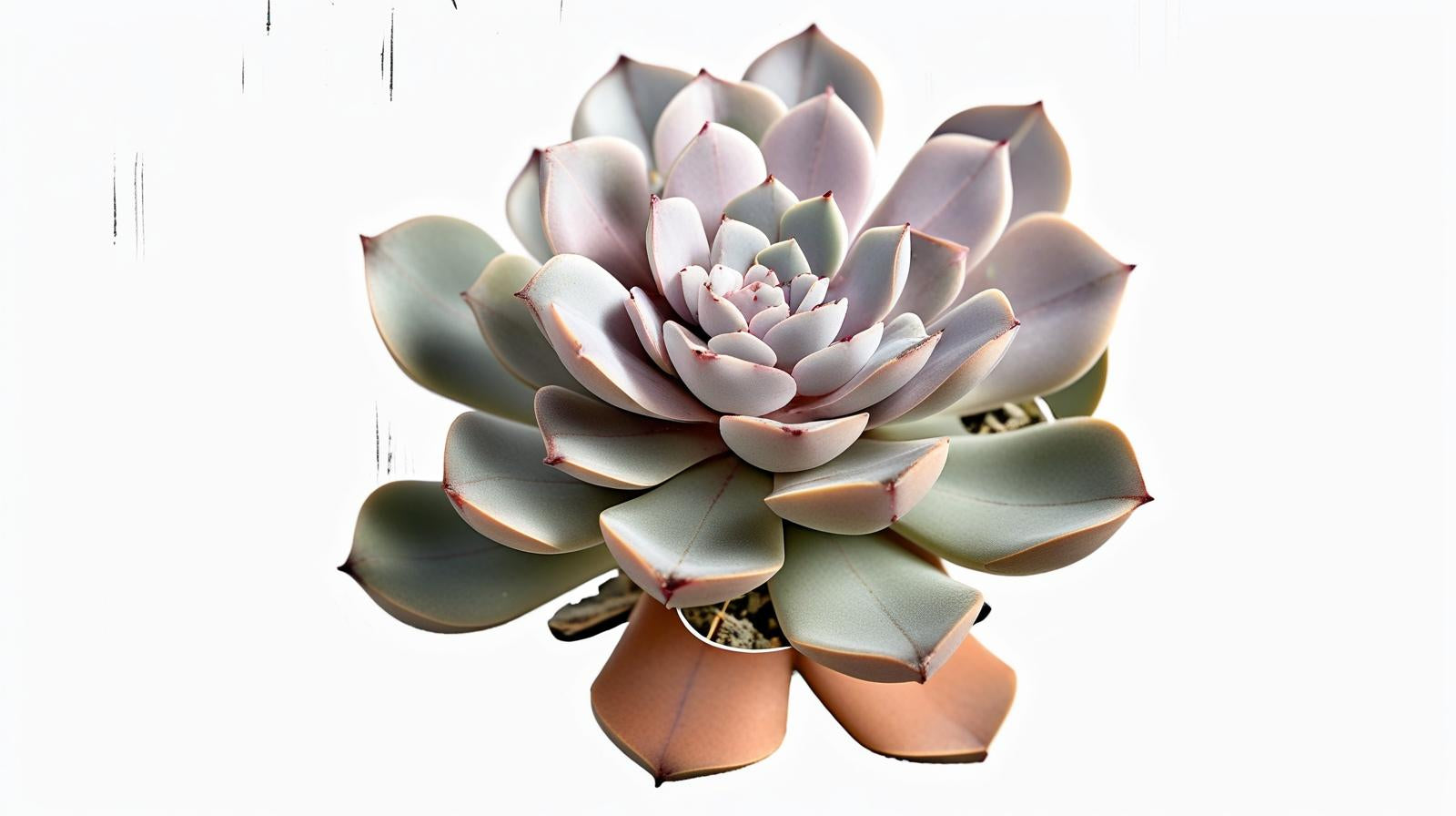 mature specimen of Echeveria Perle Von Nurnberg Rooted Starter Plant live succulent from Divine Roots