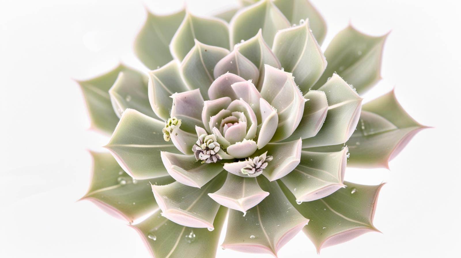 side profile of Echeveria Lola live succulent from Divine Roots
