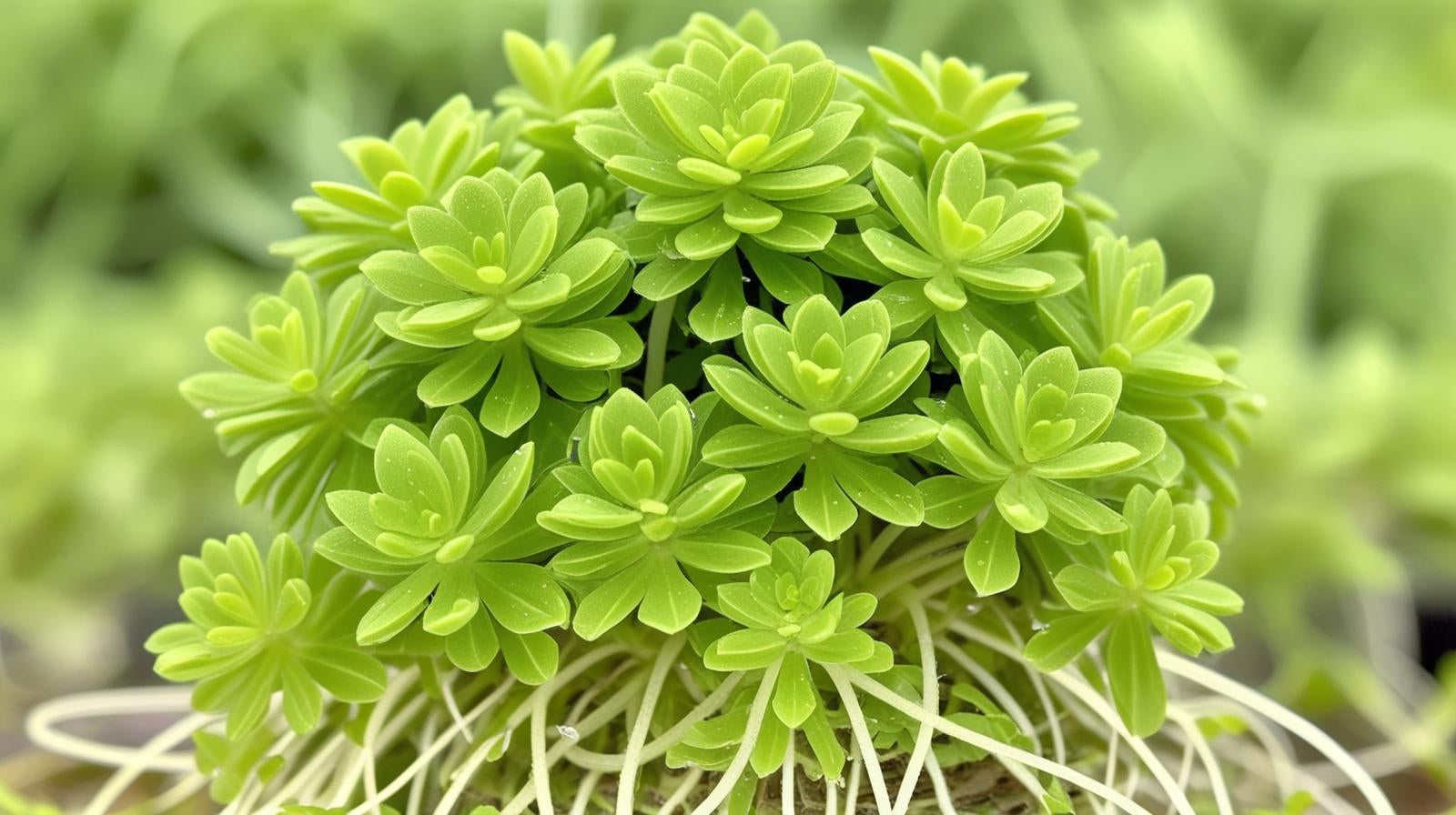 close-up detail of Sedum Rupestre Lemon Ball Rooted Starter Plant live succulent from Divine Roots