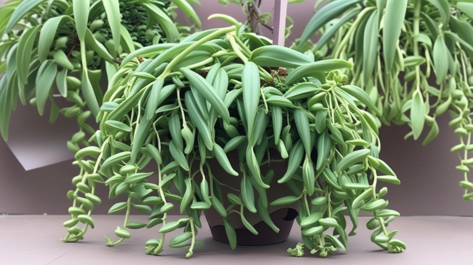 mature specimen of Senecio Radieans String Of Bananas Rooted Starter Plant live succulent from Divine Roots