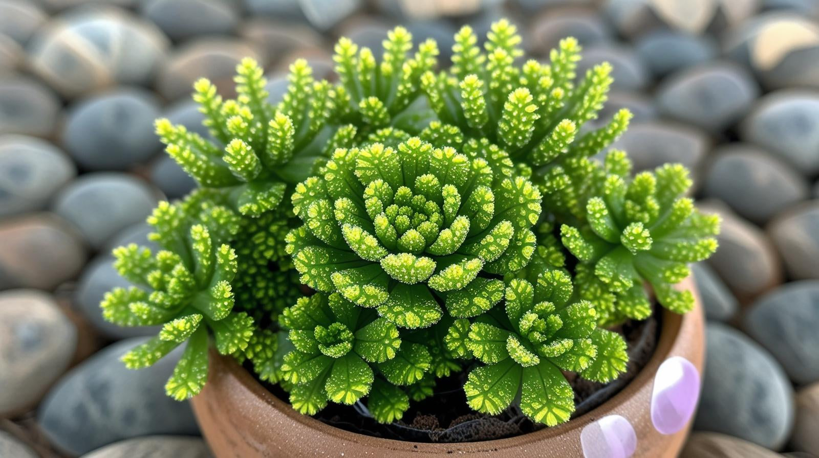 size reference for Sedum Acre Succulent Rooted Starter Plant live succulent from Divine Roots