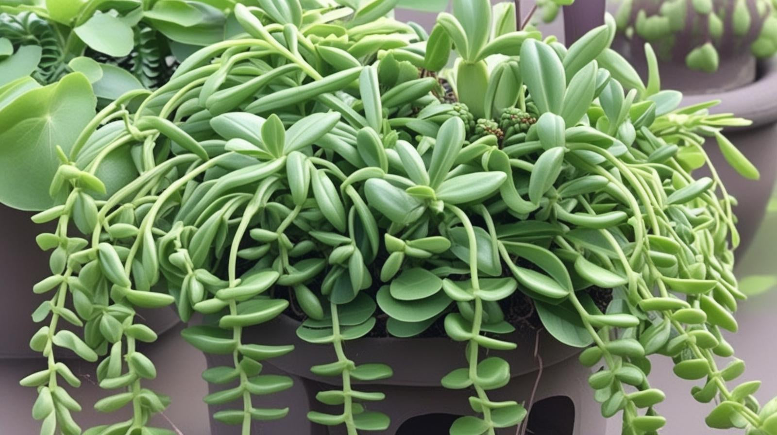size reference for Senecio Radieans String Of Bananas Rooted Starter Plant live succulent from Divine Roots