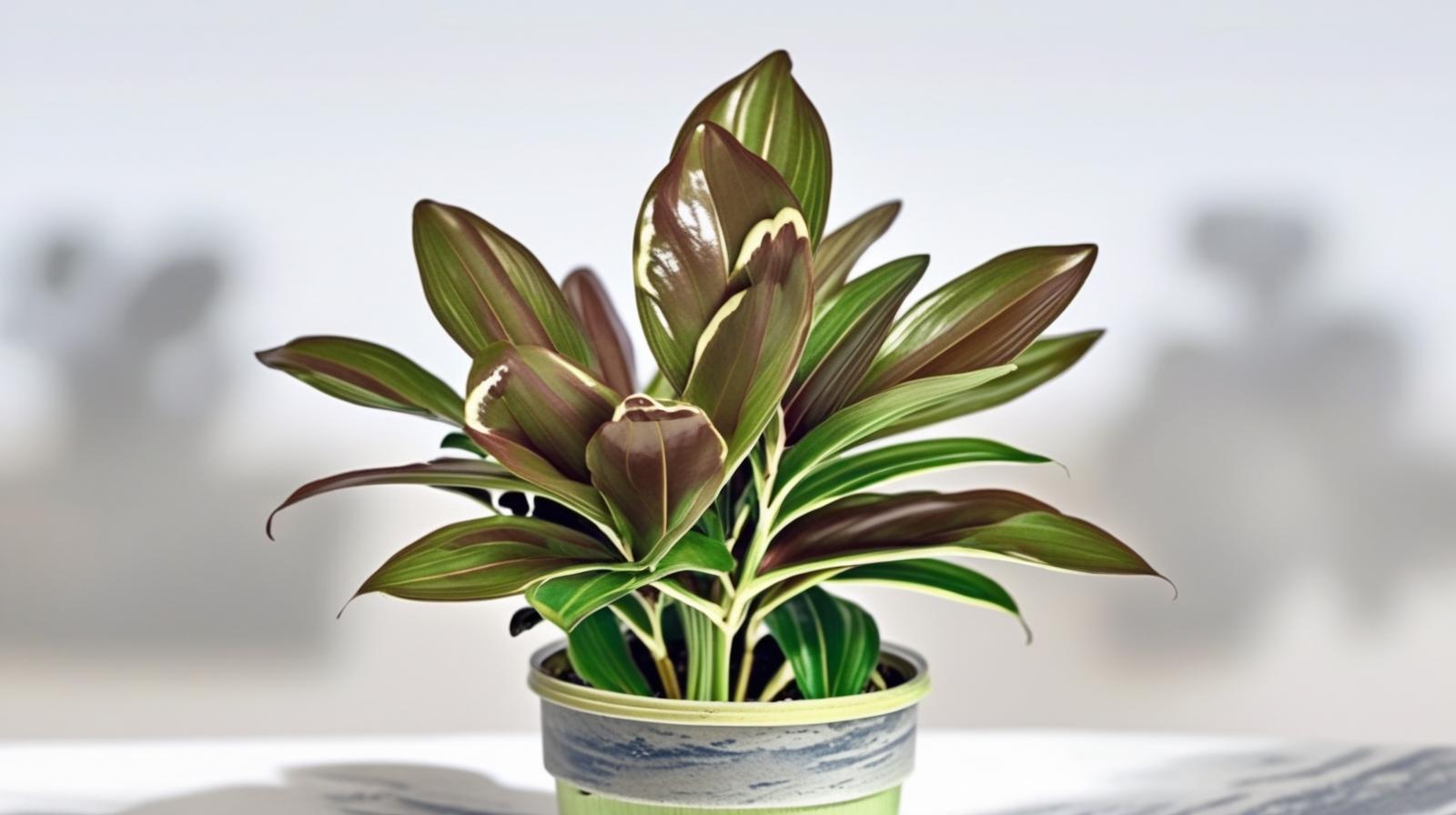 growth pattern of Cordyline Coffee Compacta 6" White Eco Pot decorative planter from Divine Roots