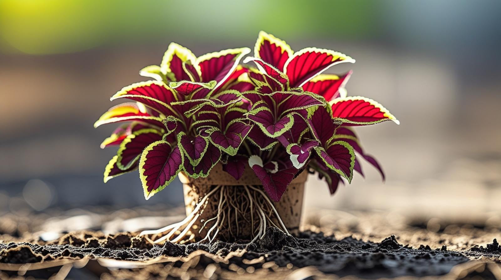 new growth on Coleus Inky Fingers Rooted Starter Plant live houseplant from Divine Roots