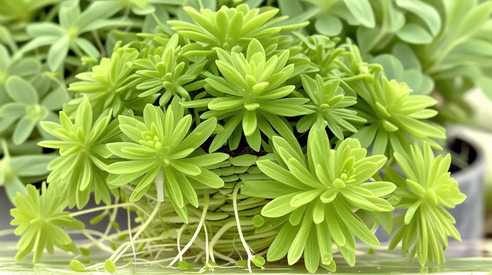 potted Sedum Rupestre Lemon Ball Rooted Starter Plant live succulent from Divine Roots