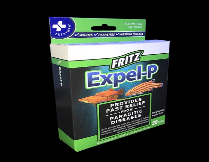 Fritz Expel-P (10 Count) – Internal Parasite Treatment for Freshwater & Saltwater Fish live houseplant from Divine Roots