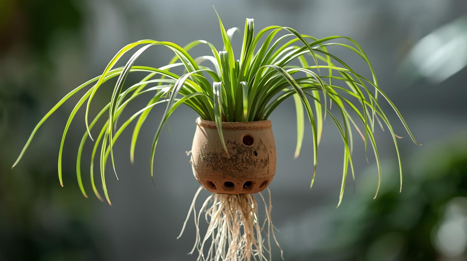 growth pattern of Chlorophytum Spider Reverse Rooted Starter Plant live spider plant from Divine Roots