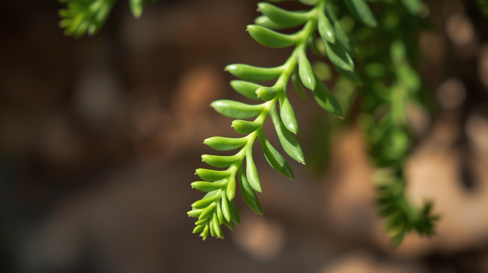 growth pattern of Senecio Peregrinus String of Dolphins live succulent from Divine Roots