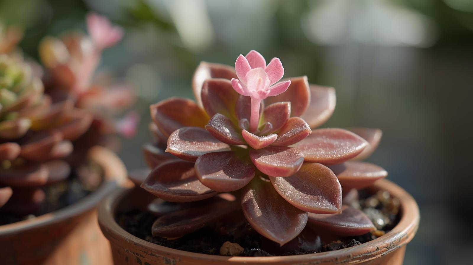leaf detail of Episcia Pink Panther Succulent live succulent from Divine Roots