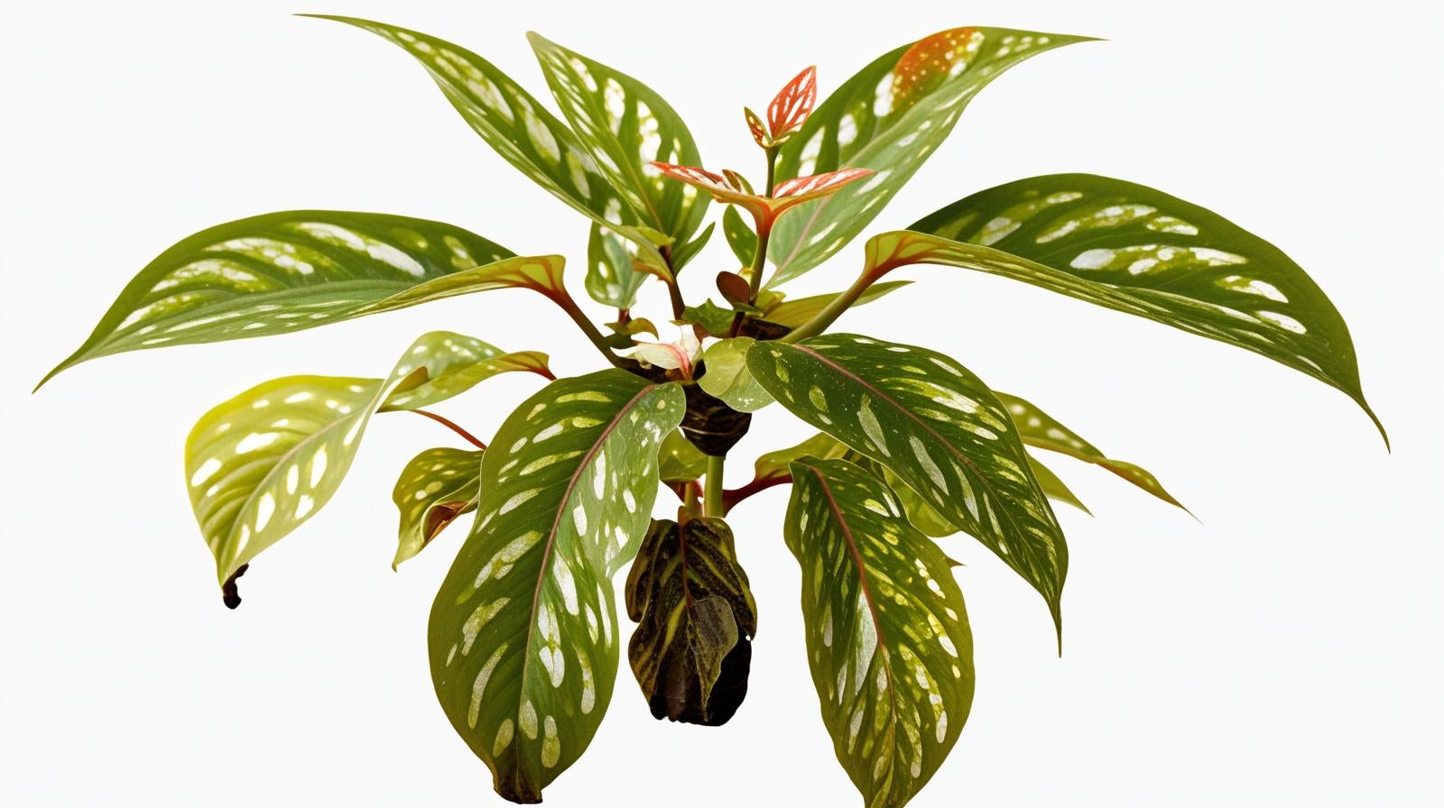 mature specimen of Angel Wing Begonia Medora Rooted Starter Plant live Begonia from Divine Roots