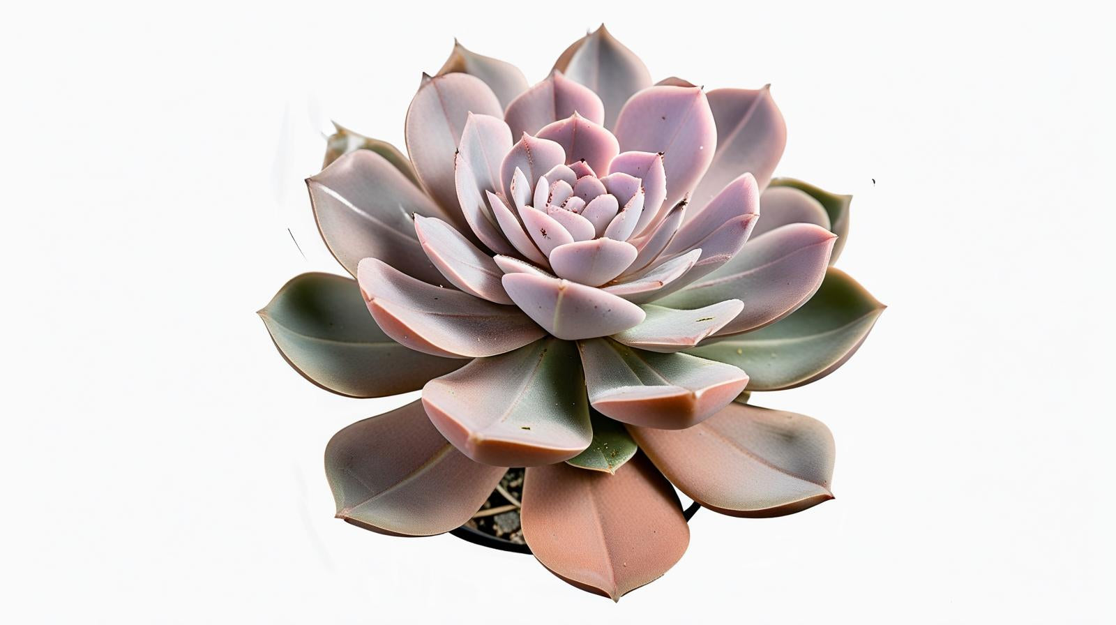 new growth on Echeveria Perle Von Nurnberg Rooted Starter Plant live succulent from Divine Roots