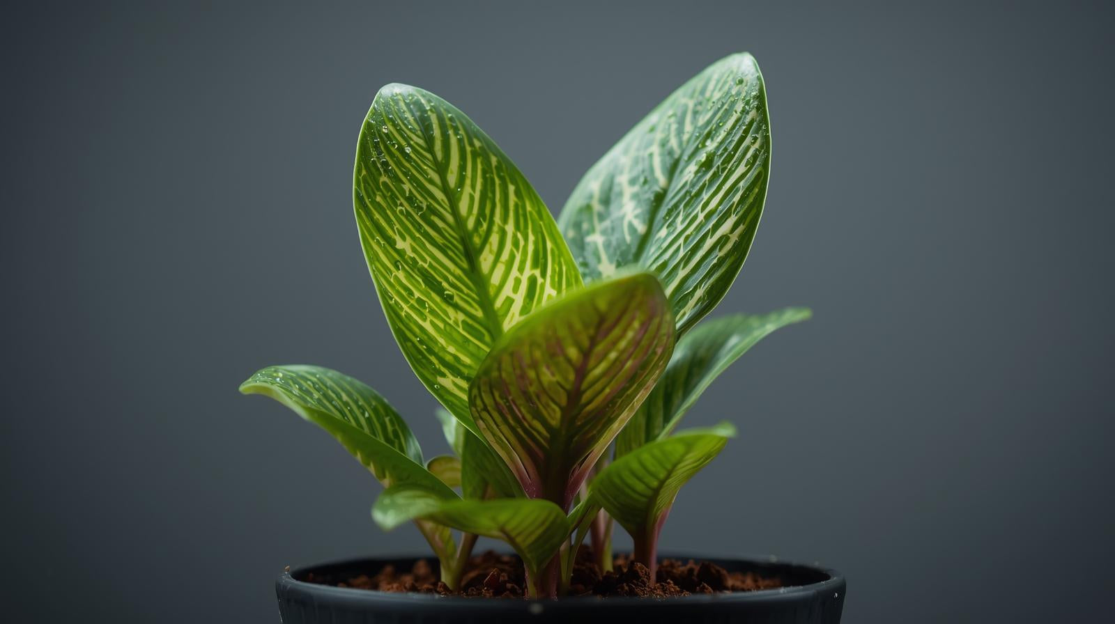 new growth on Calathea Freddie Rooted Starter Plant live prayer plant from Divine Roots