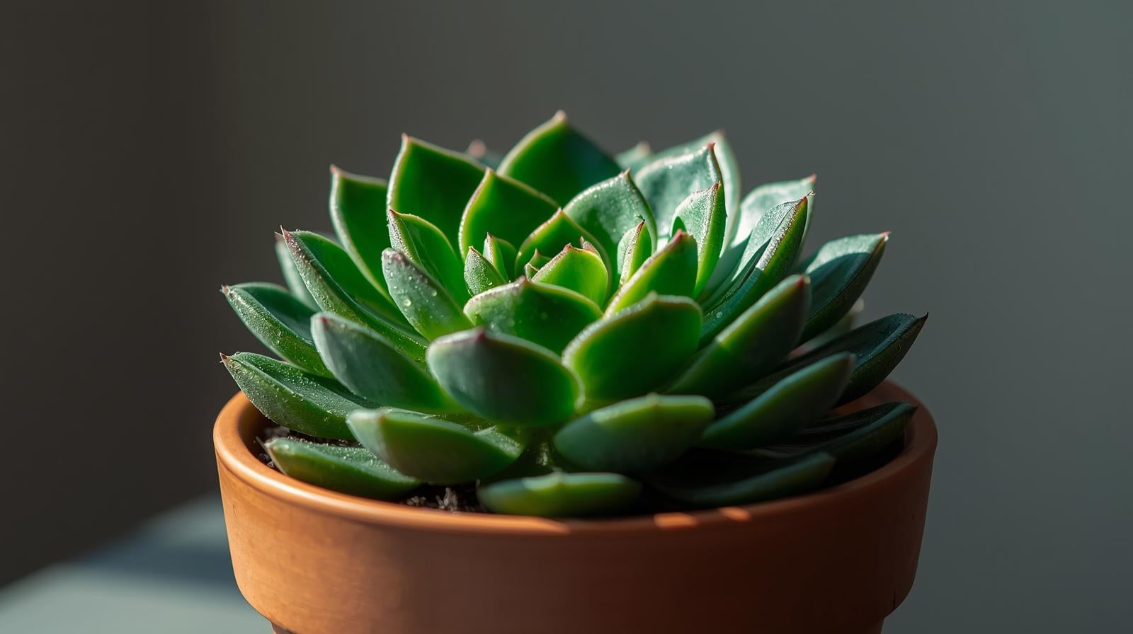 leaf detail of Echeveria Vertis live succulent from Divine Roots
