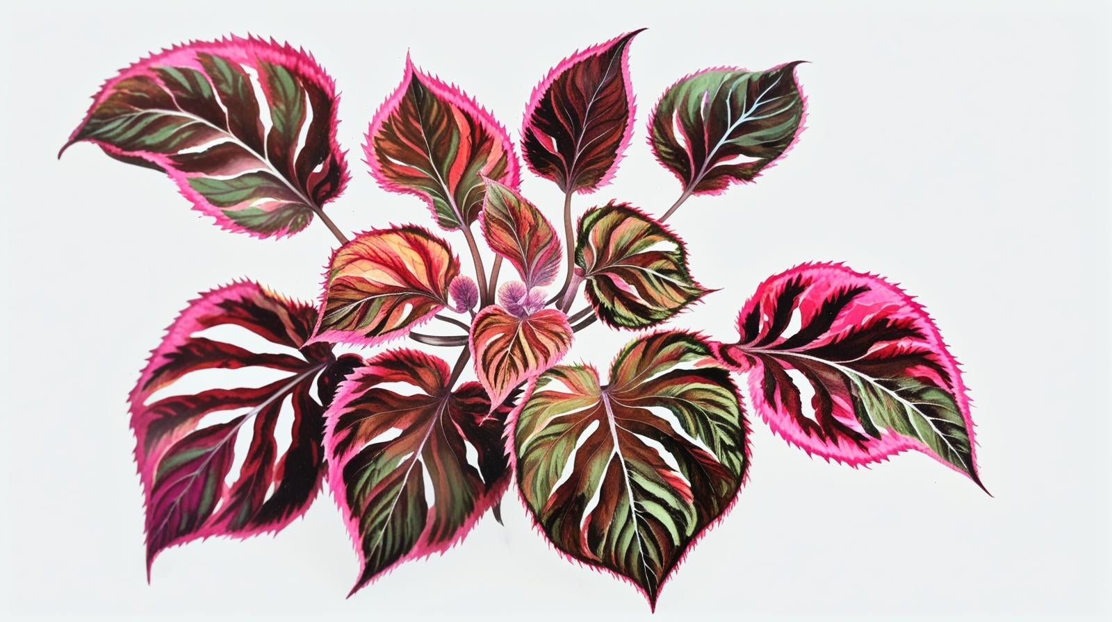 mature specimen of Coleus Meandering Linda live houseplant from Divine Roots