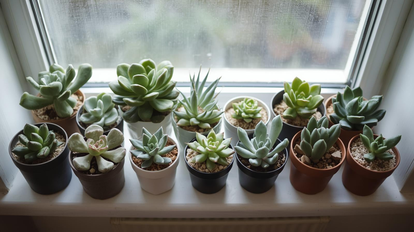windowsill succulent Divine Roots