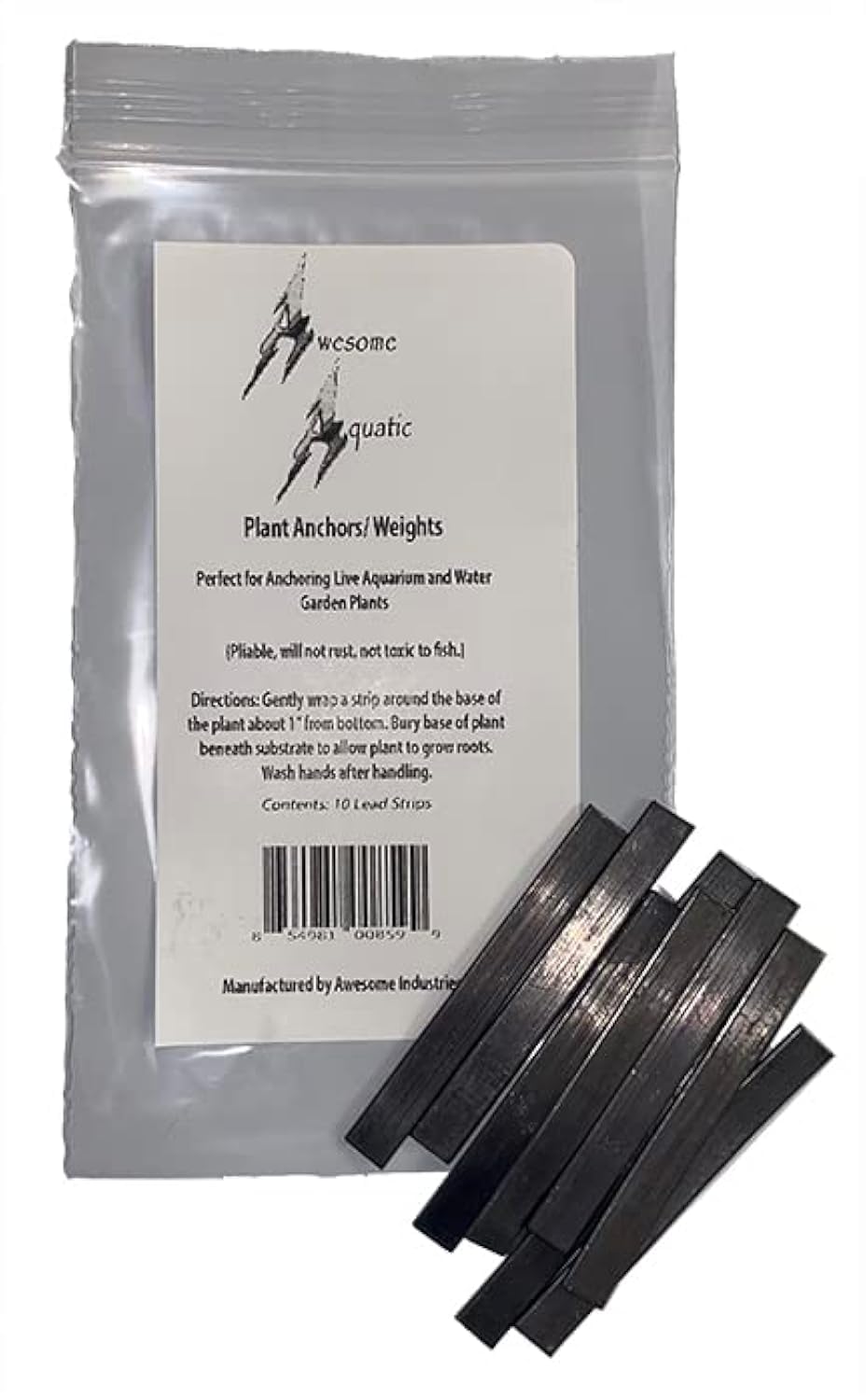 growth pattern of Aquatic Aquarium Plant Anchor Weights live houseplant from Divine Roots
