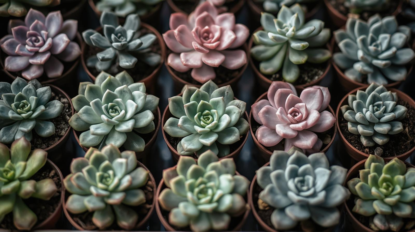 potted Echeveria Succulent Plant Pack live succulent from Divine Roots