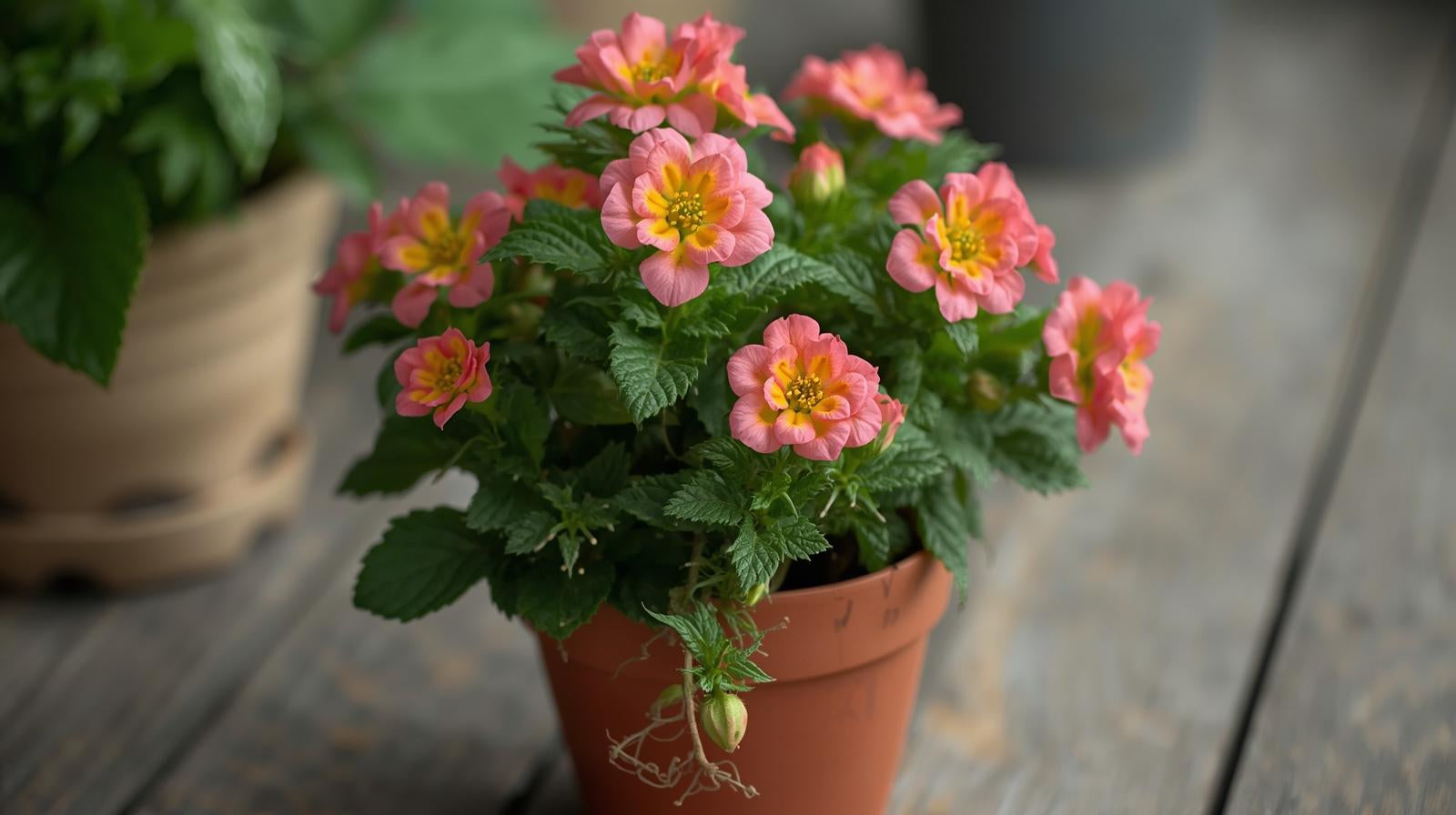 size reference for Lantana Dwarf Raspberry (Rooted Starter Plant) live houseplant from Divine Roots