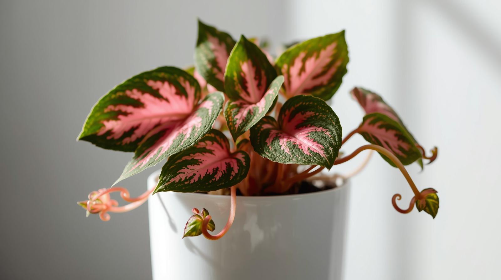 mature specimen of Episcia Pink Panther Rooted Starter Plant live succulent from Divine Roots