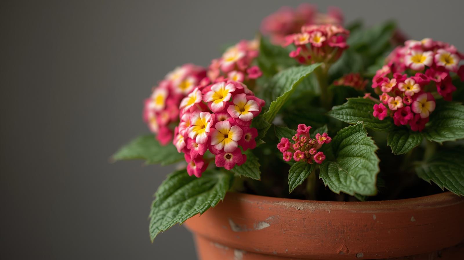 size reference for Lantana Dwarf Raspberry live houseplant from Divine Roots