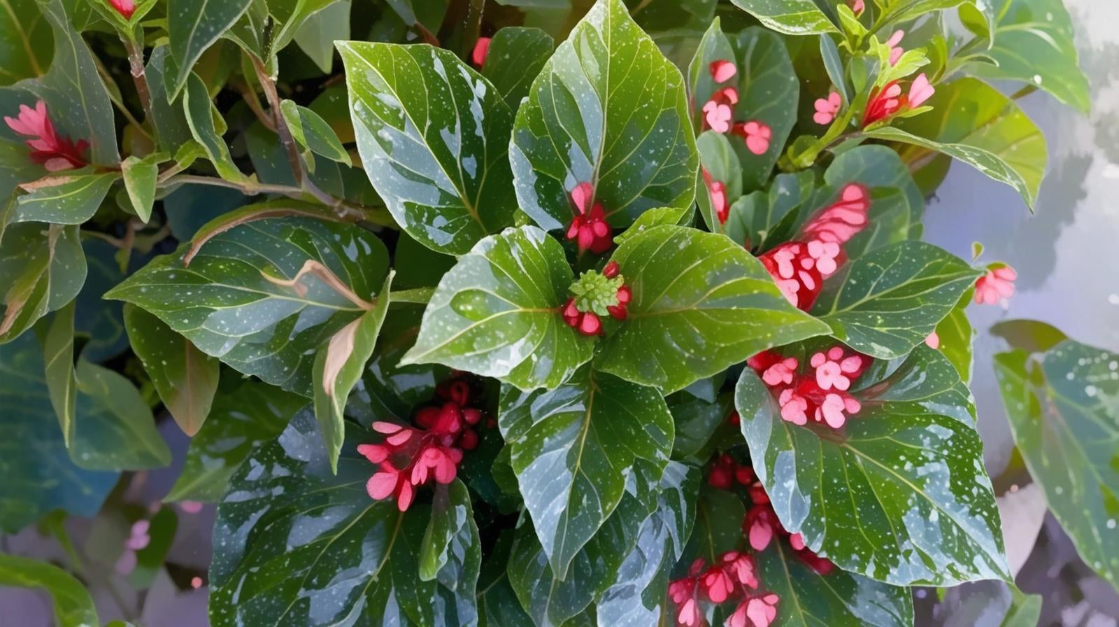 full view of Angel Wing Begonia Torch Rooted Starter Plant live Begonia from Divine Roots
