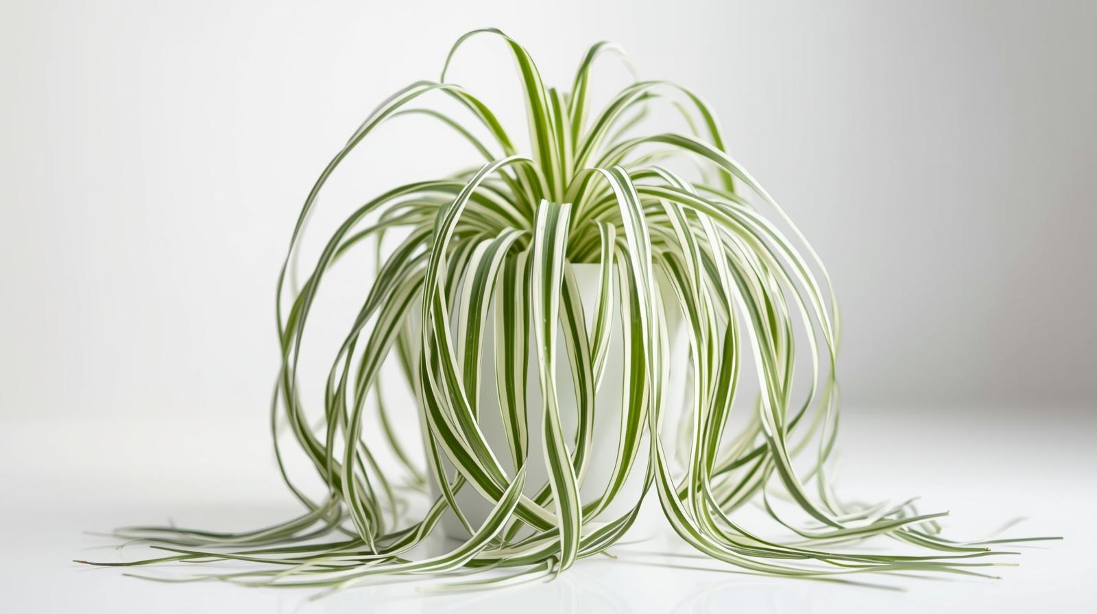 full view of Chlorophytum Spider Reverse live spider plant from Divine Roots