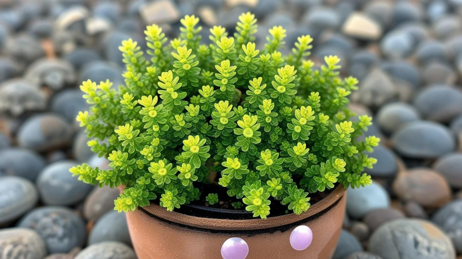 potted Sedum Acre Succulent live succulent from Divine Roots