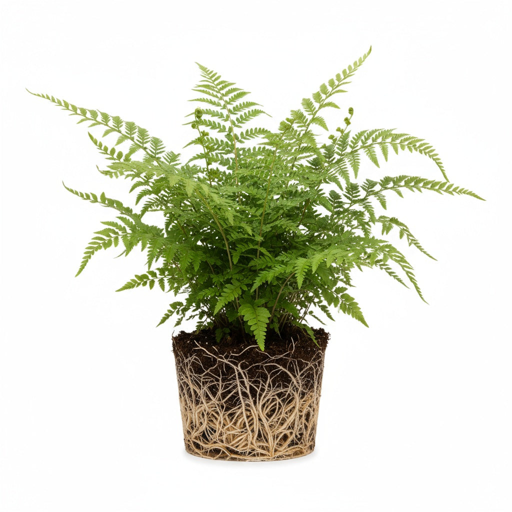 Macho Fern Rooted Starter Plant live fern from Divine Roots