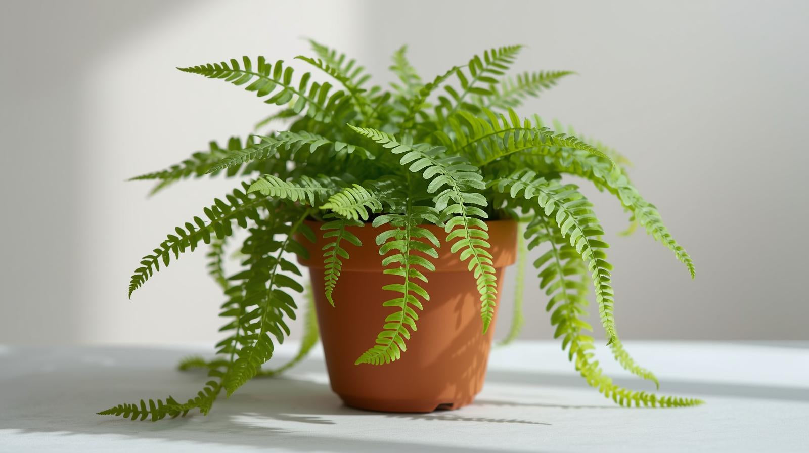 size reference for Boston Fern Massii live fern from Divine Roots