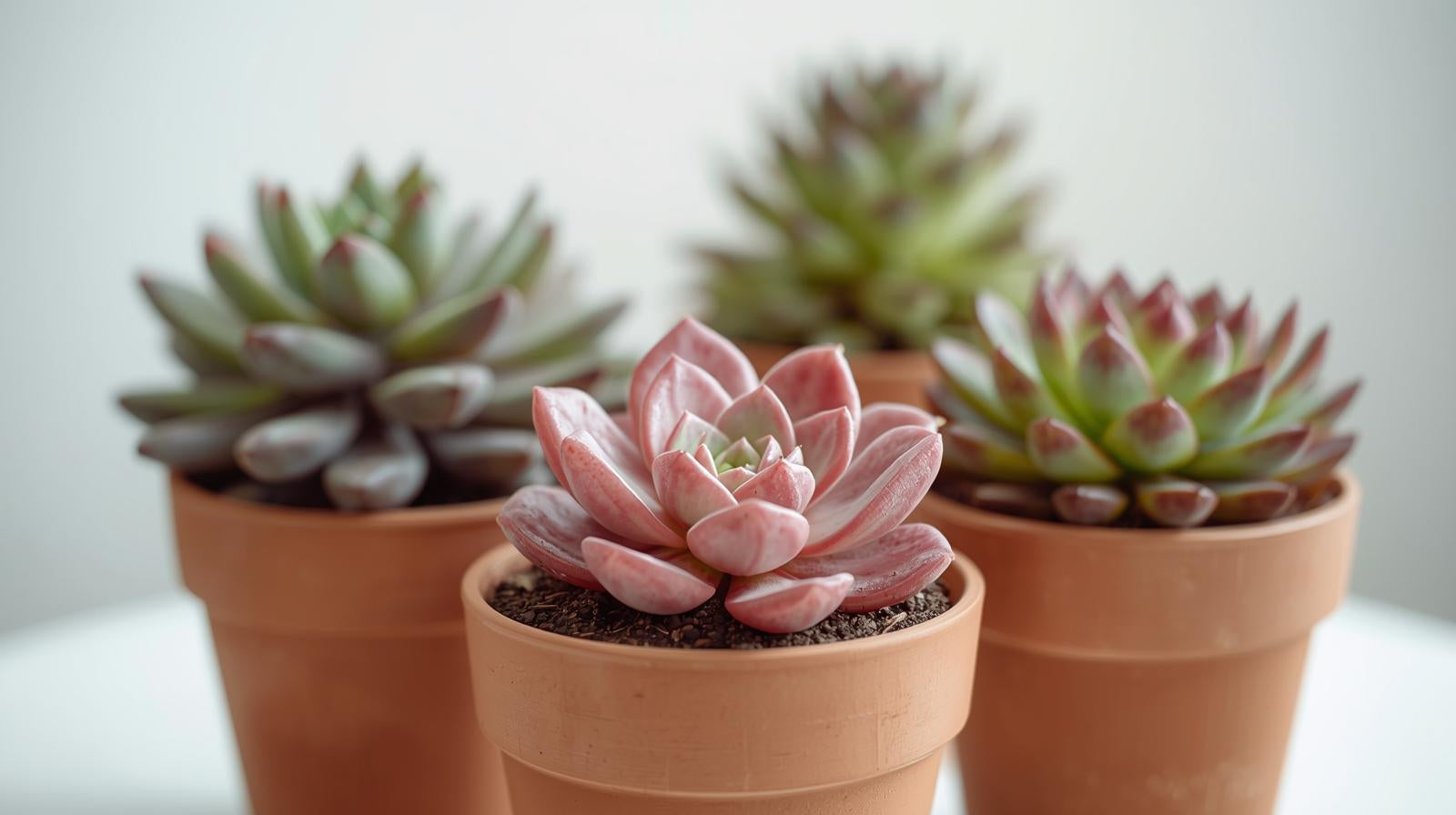 side profile of Senecio Succulent Plant Pack live succulent from Divine Roots