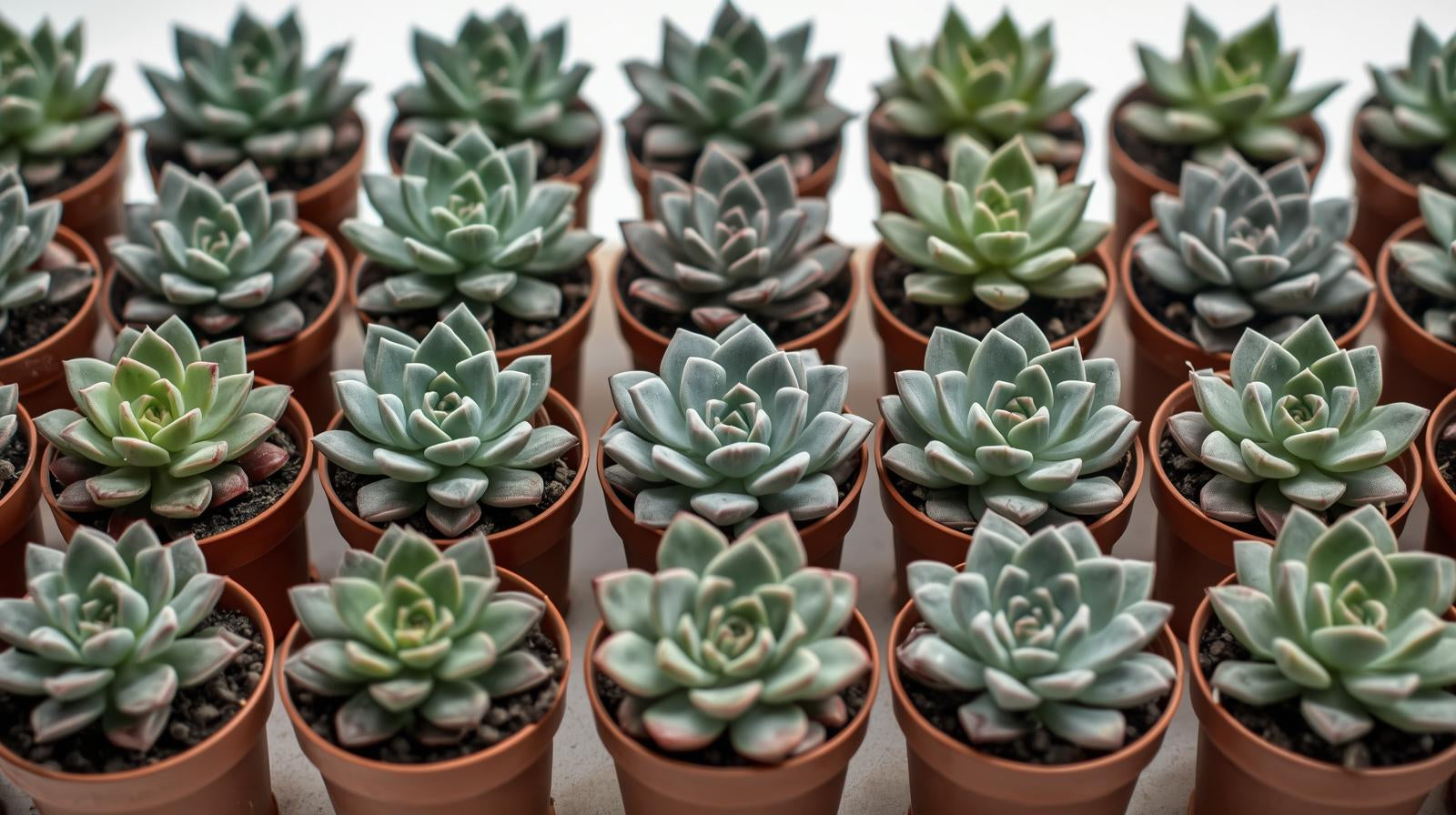 side profile of Echeveria Succulent Plant Pack live succulent from Divine Roots