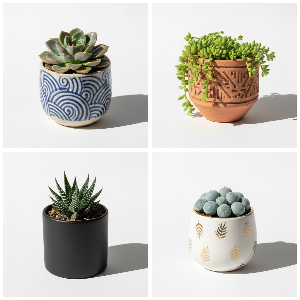 size reference for Succulents Assortment Rooted Starter Plant live succulent from Divine Roots
